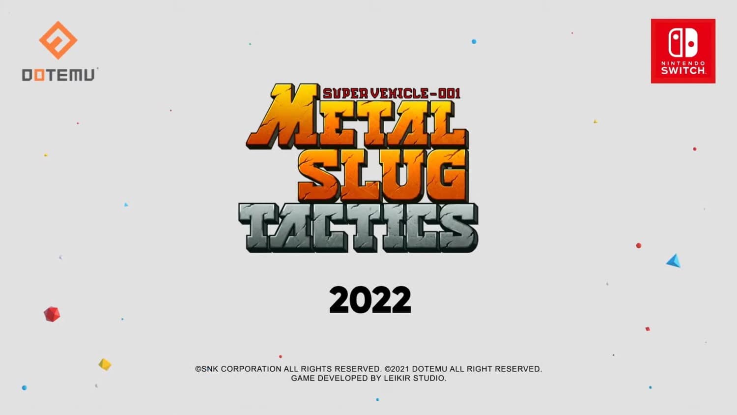 Metal Slug Tactics is coming in 2022