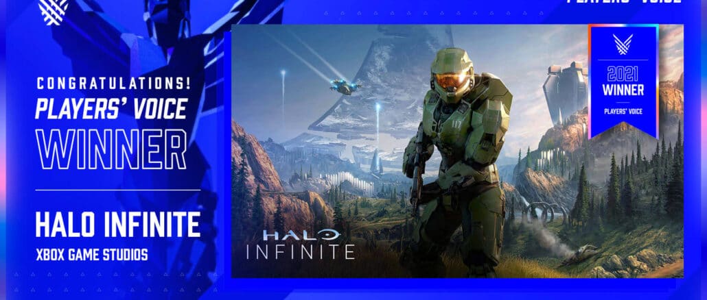 Metroid Dread verslagen door Halo Infinite voor Player’s Voice 2021 bij The Game Awards 2021