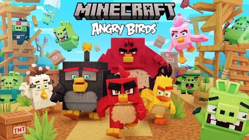 Minecraft – Angry Birds samenwerking