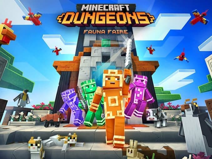 Nieuws - Minecraft Dungeons – Fauna Faire update patch notes 