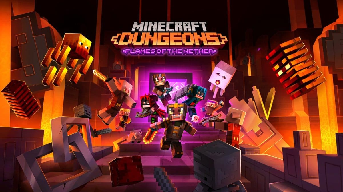 Minecraft Dungeons – Flames of the Nether DLC + gratis update komen 24 februari