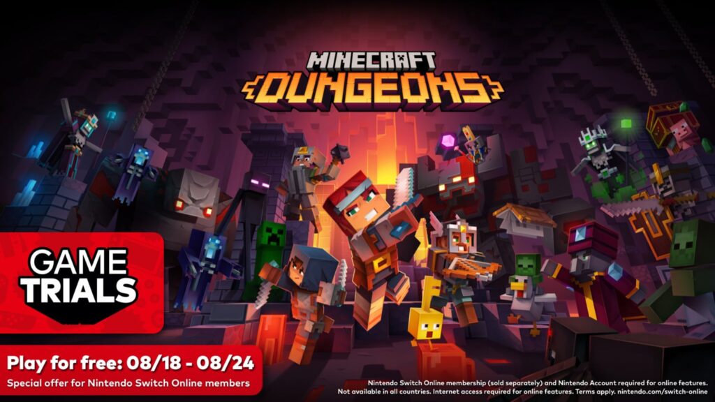 Minecraft Dungeons – Game Trials-aanbieding aangekondigd voor het Westen