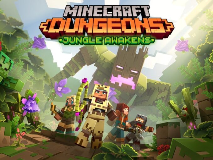 News - Minecraft Dungeons – Jungle Awakens DLC July 2020 – Creeping Winter DLC later 