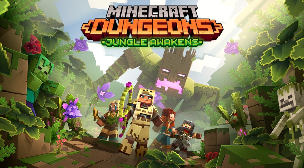 Minecraft Dungeons – Jungle Awakens DLC July 2020 – Creeping Winter DLC later