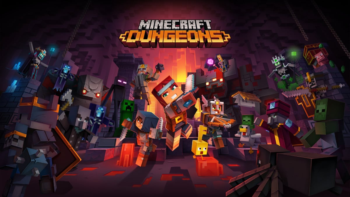 Minecraft Dungeons opening
