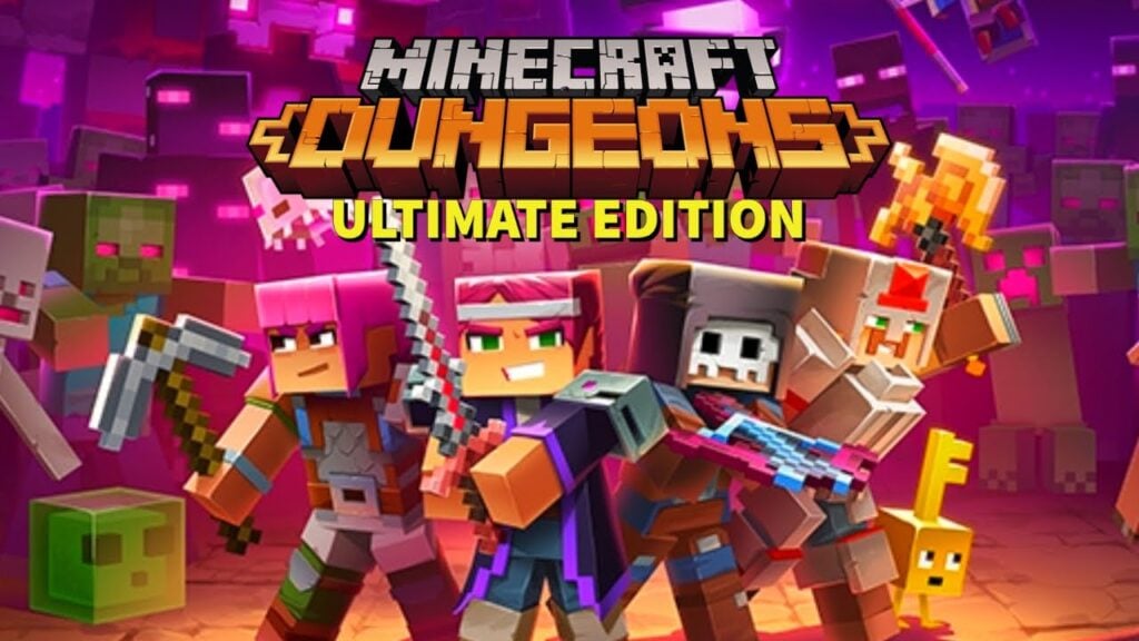 Minecraft Dungeons Ultimate Edition listed by retailers