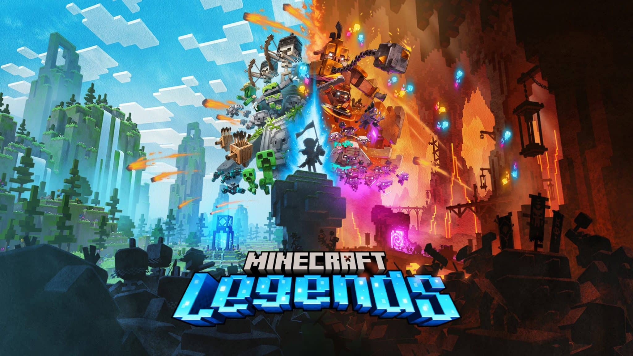 Minecraft Legends coming spring 2023
