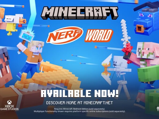 Nieuws - Minecraft x Nerf World DLC: epische gevechten en blaster-upgrades wachten op je 