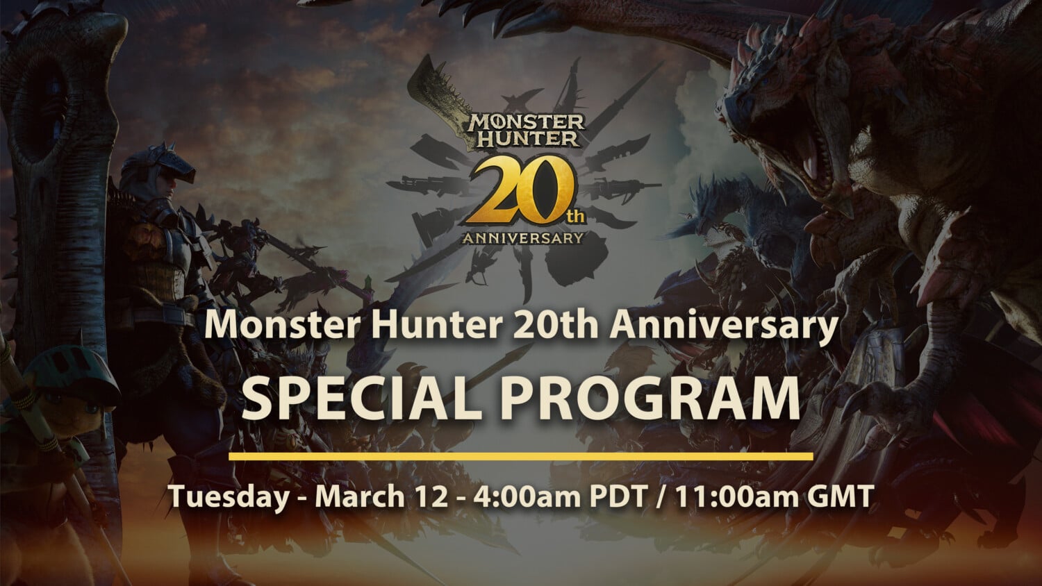 Speciaal programma ter ere van het 20-jarig jubileum van Monster Hunter: ter ere van twee decennia avontuur