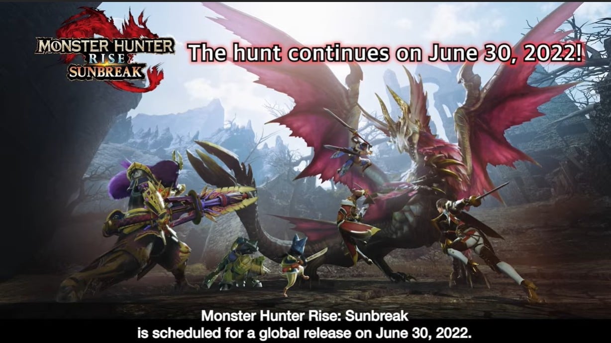 Monster Hunter Rise – Sunbreak Expansion – June 30th 2022