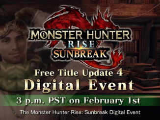Monster Hunter Rise: Sunbreak – Gratis Title Update 4 Digitaal evenement – 1 Februari 2023