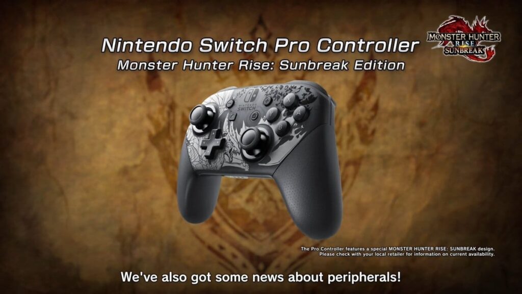 Monster Hunter Rise: Sunbreak – Nintendo Switch Pro Controller en details