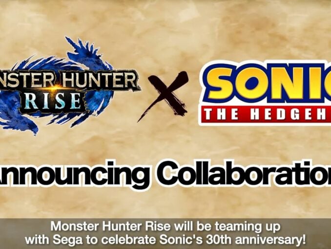 News - Monster Hunter Rise X Sonic The Hedgehog collaboration announced 