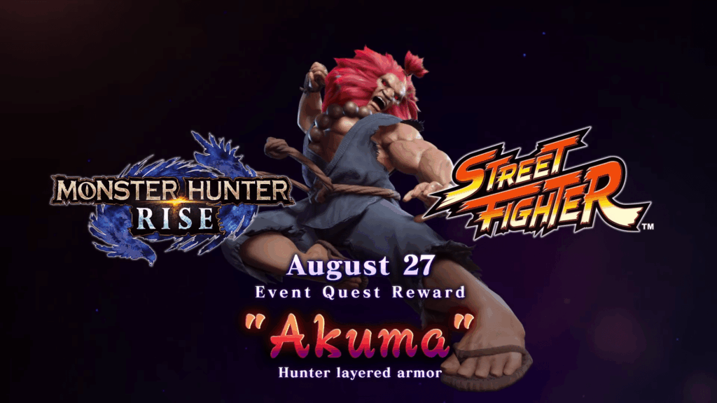 Monster Hunter Rise X Street Fighter samenwerking
