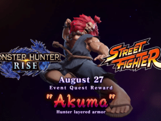 Monster Hunter Rise X Street Fighter samenwerking