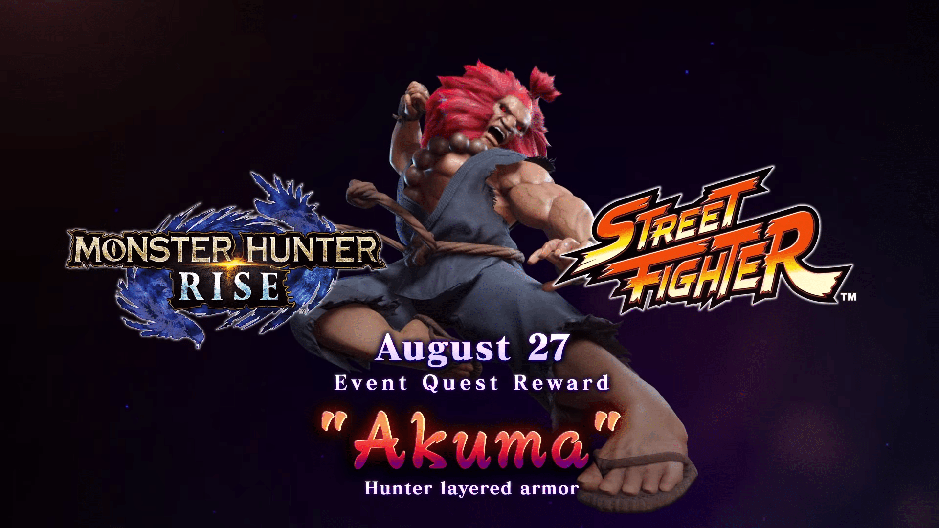 Monster Hunter Rise X Street Fighter samenwerking
