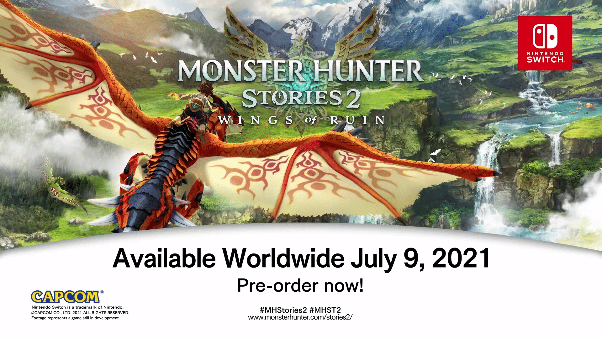 Monster Hunter Stories 2: Wings Of Ruin – Nieuwe verhaal Trailer