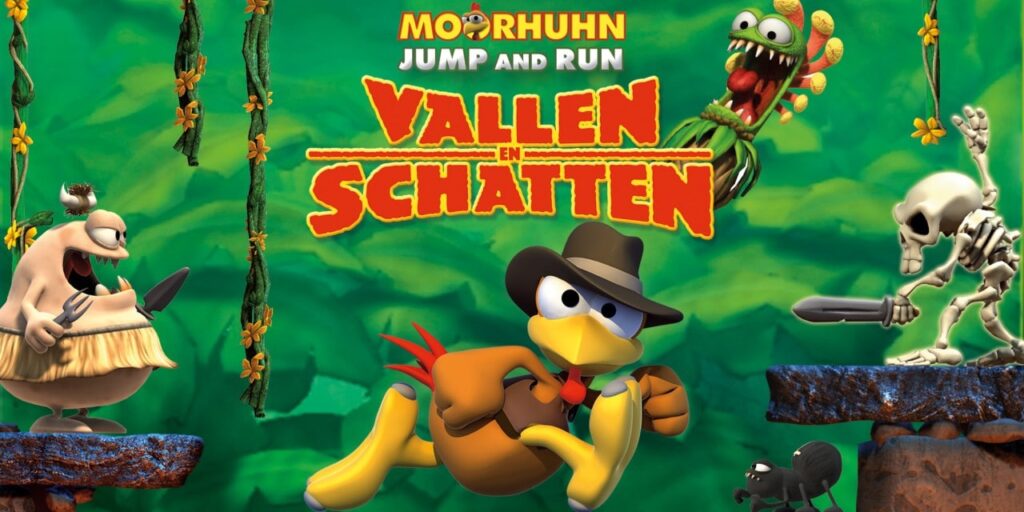 Moorhuhn Jump and Run ‘Vallen en Schatten’