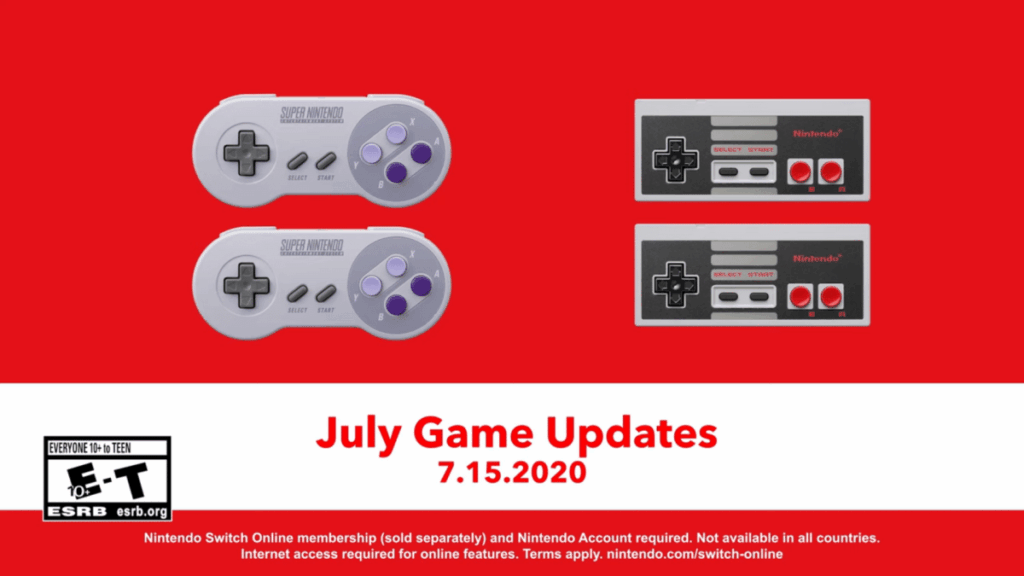 More NES & SNES Switch Online titles coming July 15th