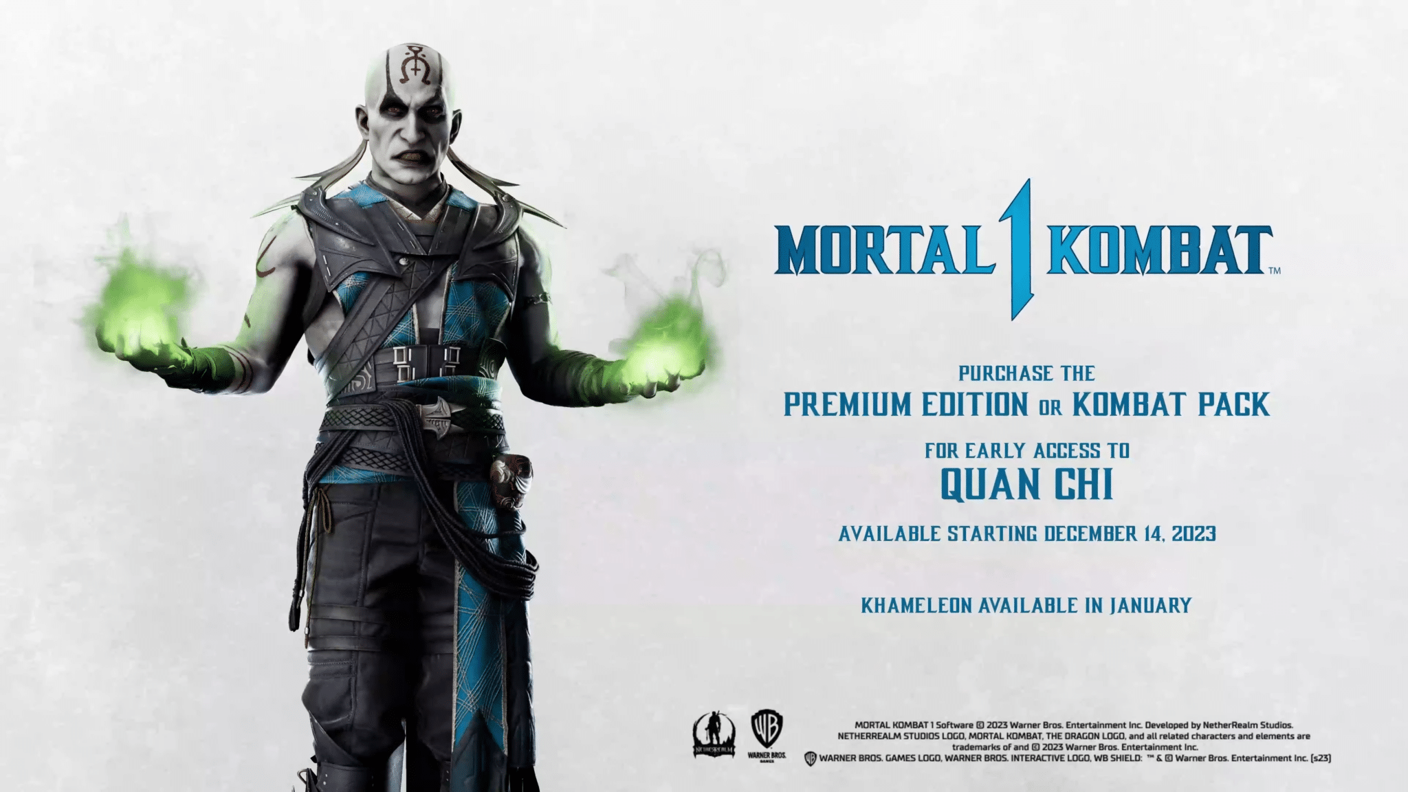 Mortal Kombat 1’s New DLC Fighter: Quan Chi, Khameleon, and Peacemaker