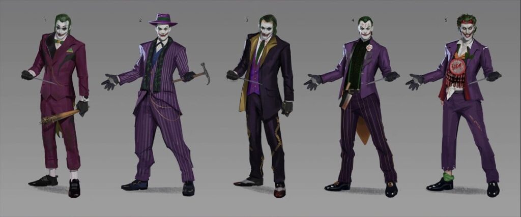 Mortal Kombat 11 – Scrapped Joker Designs