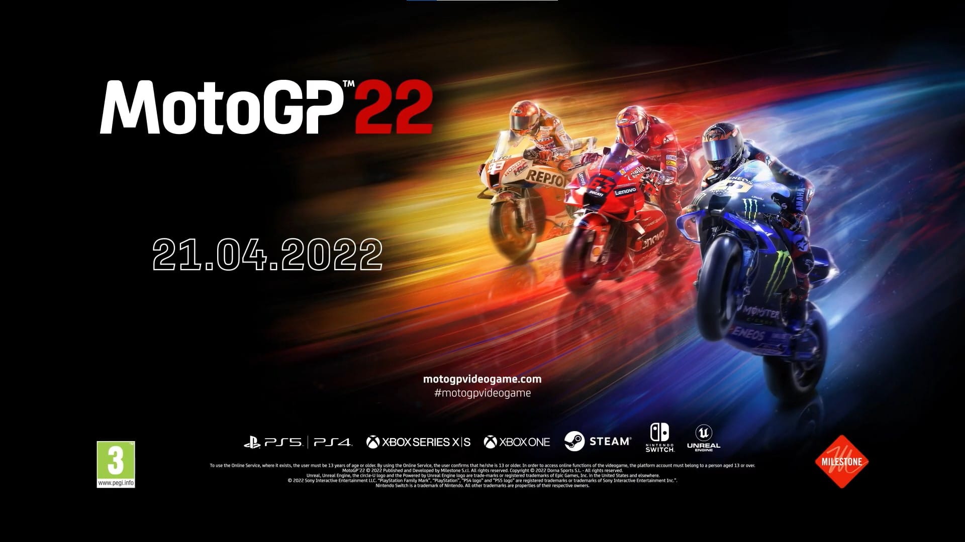 MotoGP 22 gameplay trailer