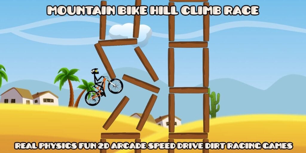 Mountain Bike Hill Climb Race: Real Physics Fun 2D Arcade Speed Drive Dirt Racing Games