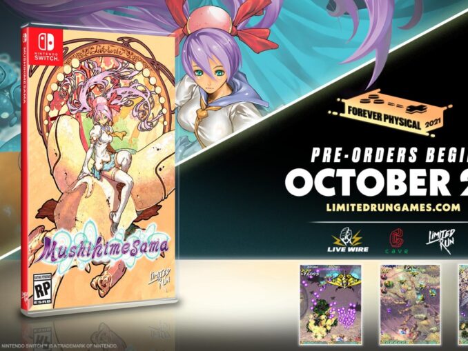 News - Mushihimesama – Physical editions revealed, pre-orders start October 29th 