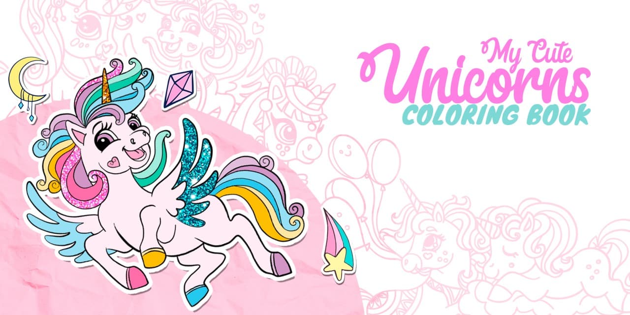 My Cute Unicorns – Coloring Book