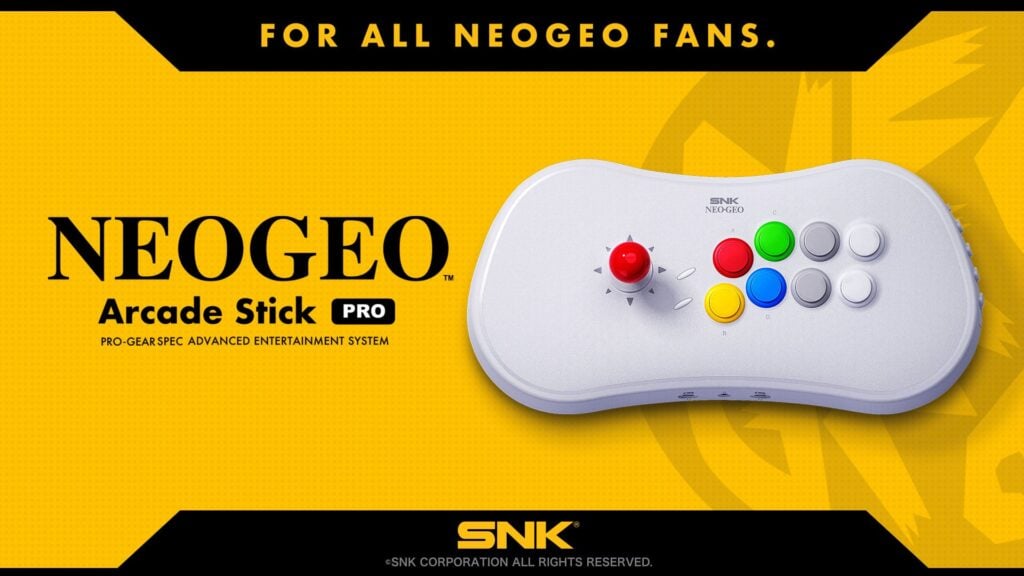 NEOGEO Arcade Stick Pro – Voorgeïnstalleerde games onthuld door SNK