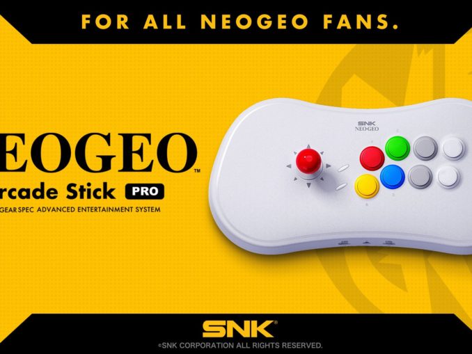 News - NEOGEO Arcade Stick Pro – Pre-installed games revealed by SNK 