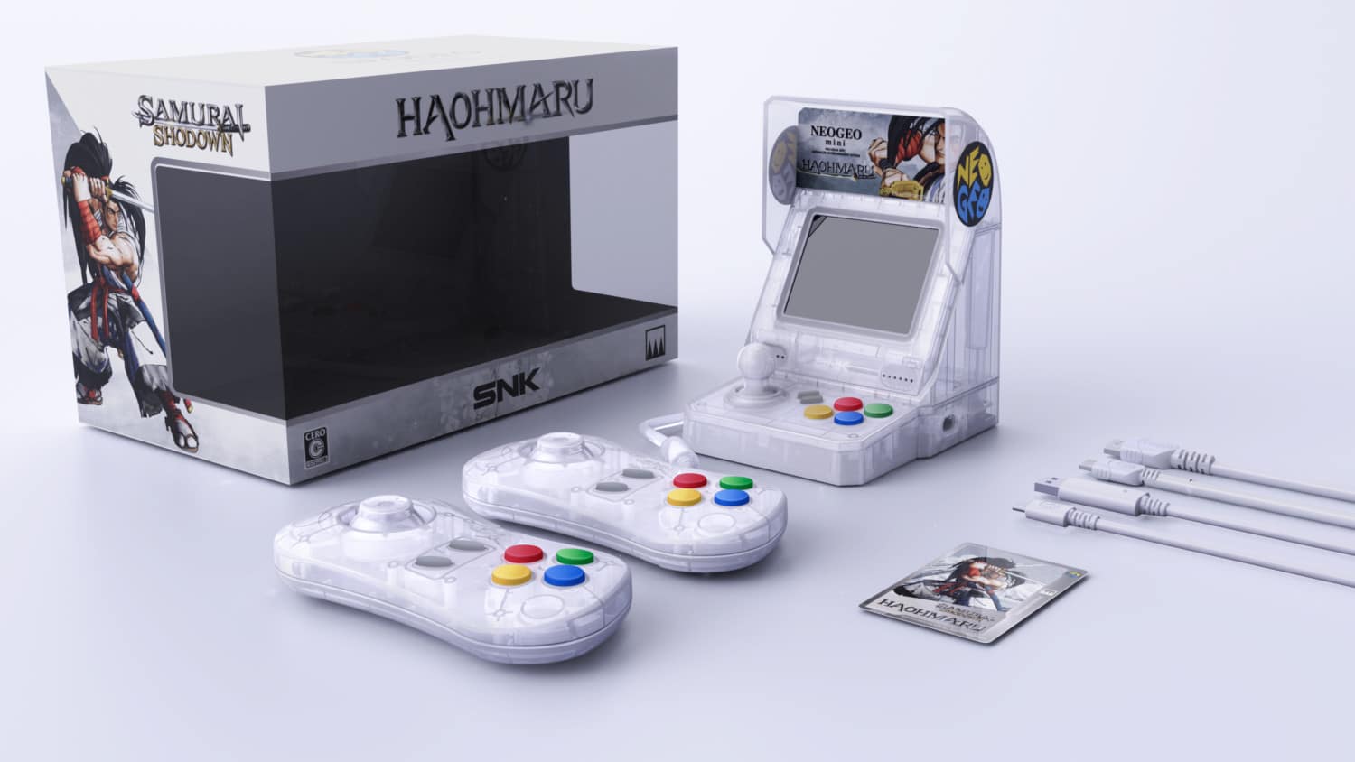 NEOGEO Mini Samurai Shodown Limited Edition-sets voor Japan