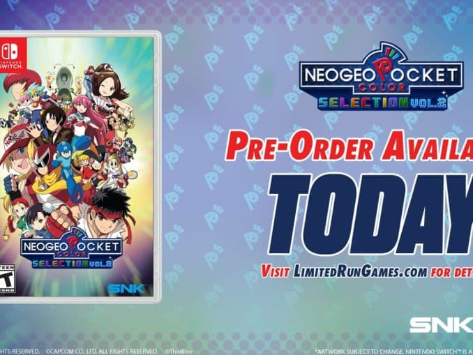 News - NEOGEO Pocket Color Selection Vol. 2 – Physical Editions announced