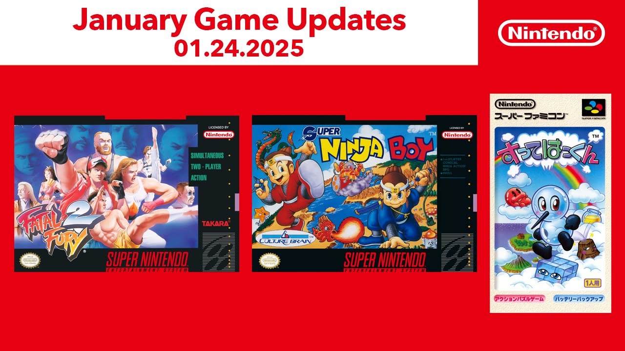 Nieuwe games verrijken Nintendo Switch Online – FATAL FURY 2, Sutte Hakkun en Super Ninja Boy