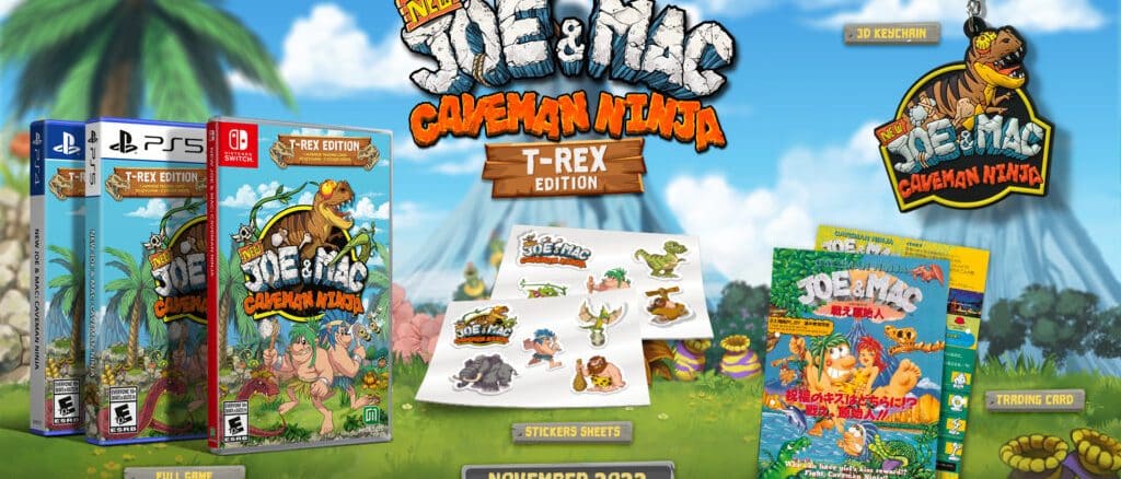 New Joe & Mac: Caveman Ninja is launching November 2022