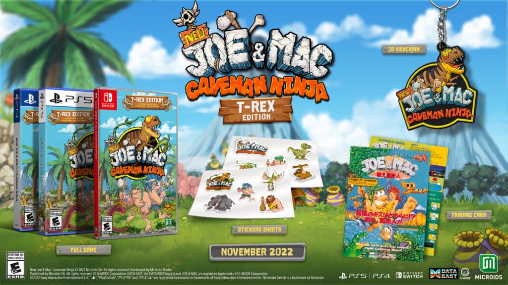 New Joe & Mac: Caveman Ninja is launching November 2022