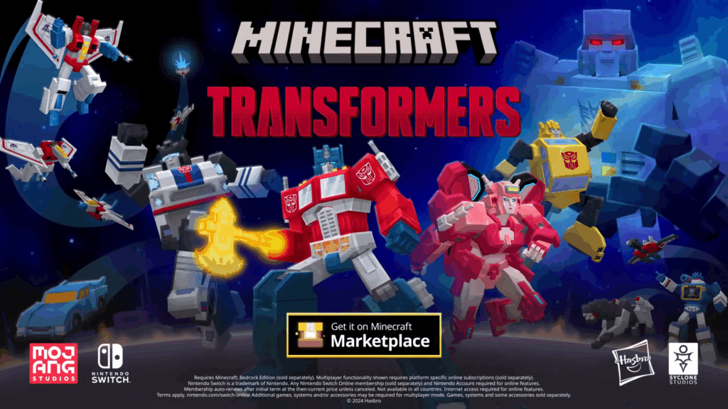 New Minecraft Transformers DLC Transforms Bedrock Edition New Minecraft Transformers DLC Transforms Bedrock Edition