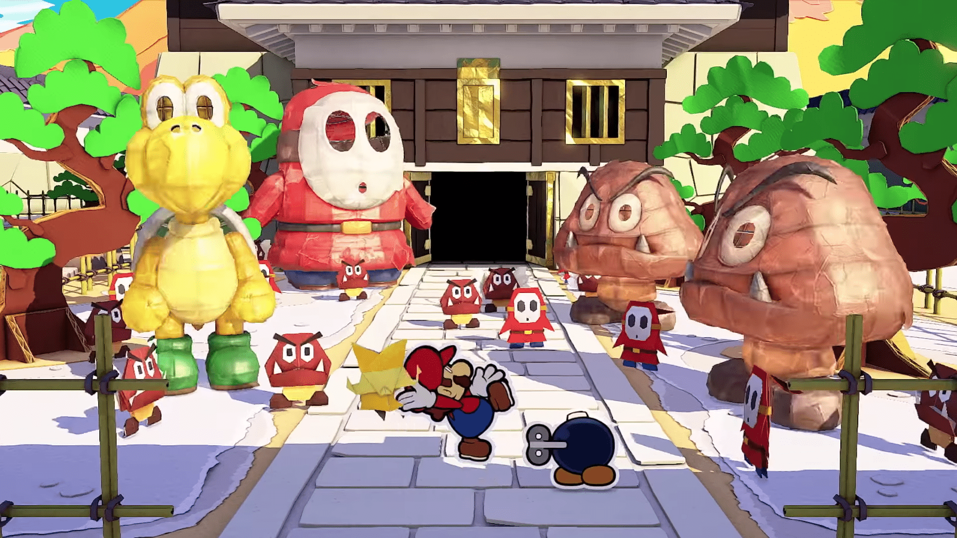 Nieuwe Paper Mario: The Origami King reclame