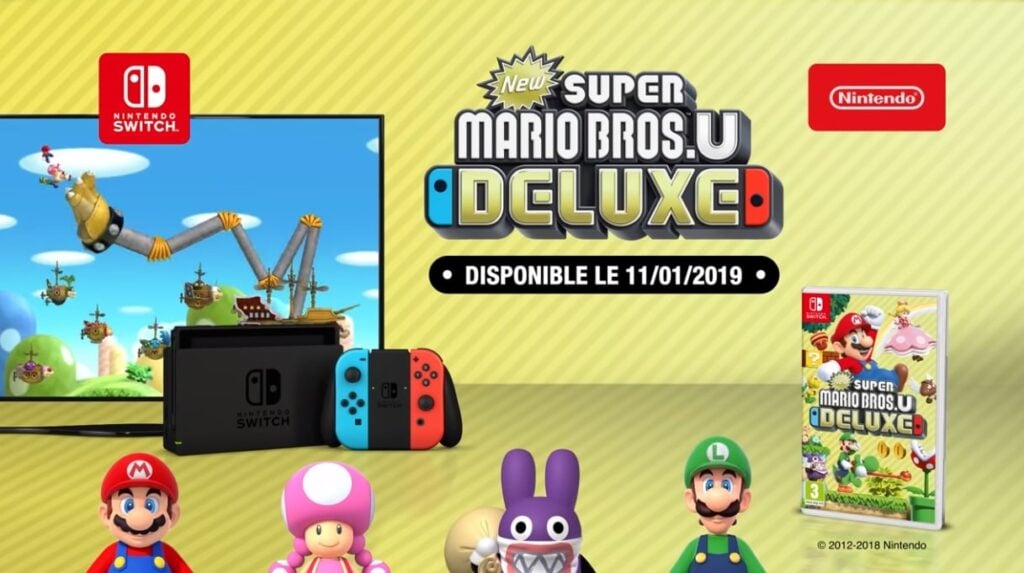 New Super Mario Bros. U Deluxe – Multiple TV Commercials In France New Super Mario Bros. U Deluxe – Multiple TV Commercials In France