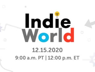 Volgende Indie World Showcase 15 december 2020 (morgen)