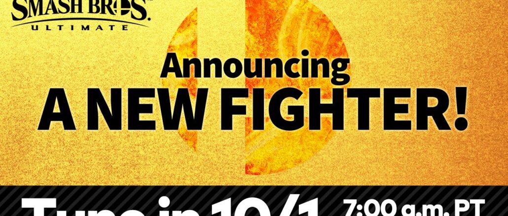 Volgende Super Smash Bros. Ultimate DLC vechter wordt aangekondigd op 1 oktober 2020