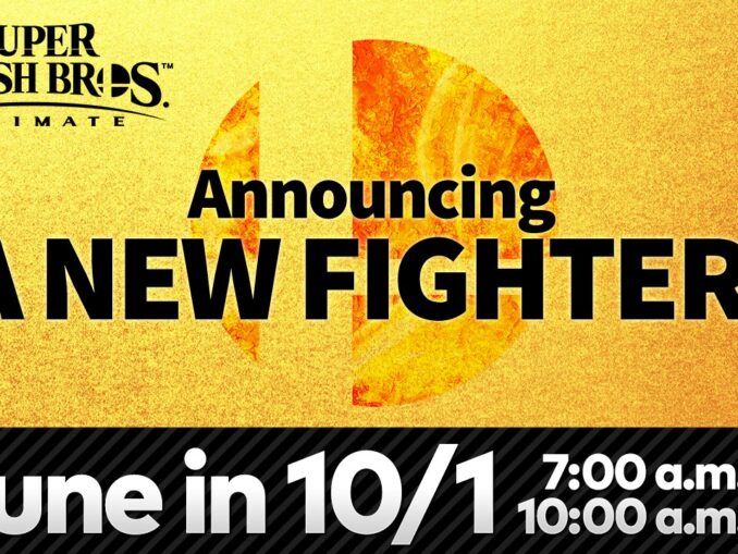 Nieuws - Volgende Super Smash Bros. Ultimate DLC vechter wordt aangekondigd op 1 oktober 2020 
