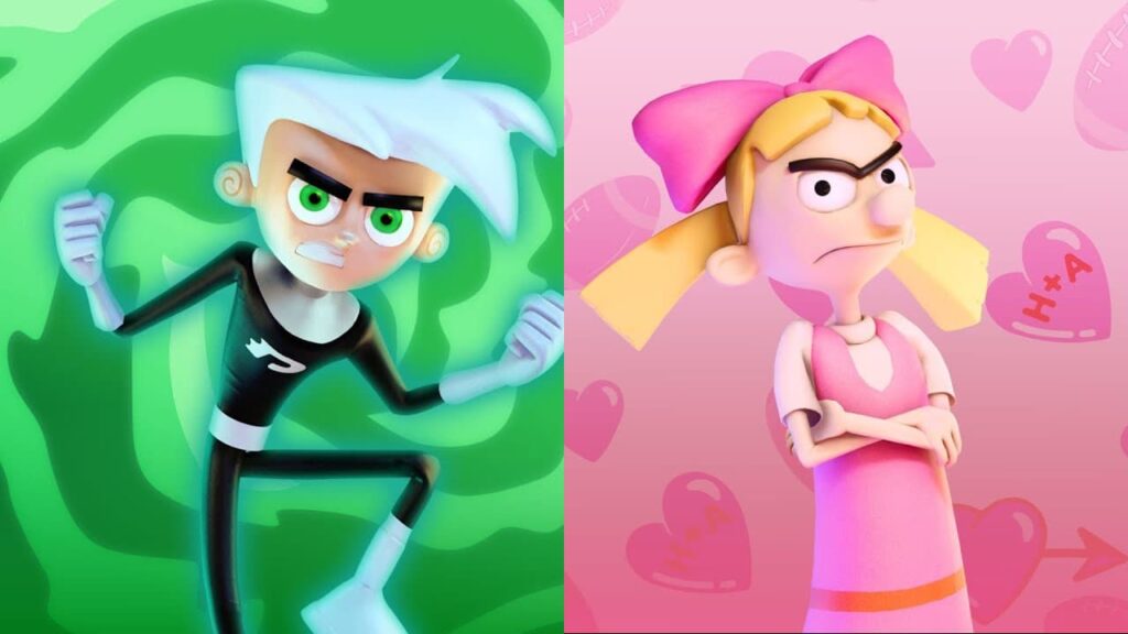 Nickelodeon All-Star Brawl – Helga Pataki and Danny Phantom showcases