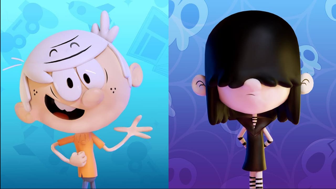 Nickelodeon All-Star Brawl – Lincoln Loud and Lucy Loud character showcases