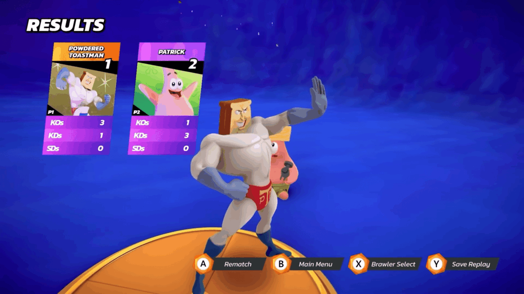 Nickelodeon All-Star Brawl – Powdered Toastman Character Showcase Nickelodeon All-Star Brawl – Powdered Toastman Character Showcase