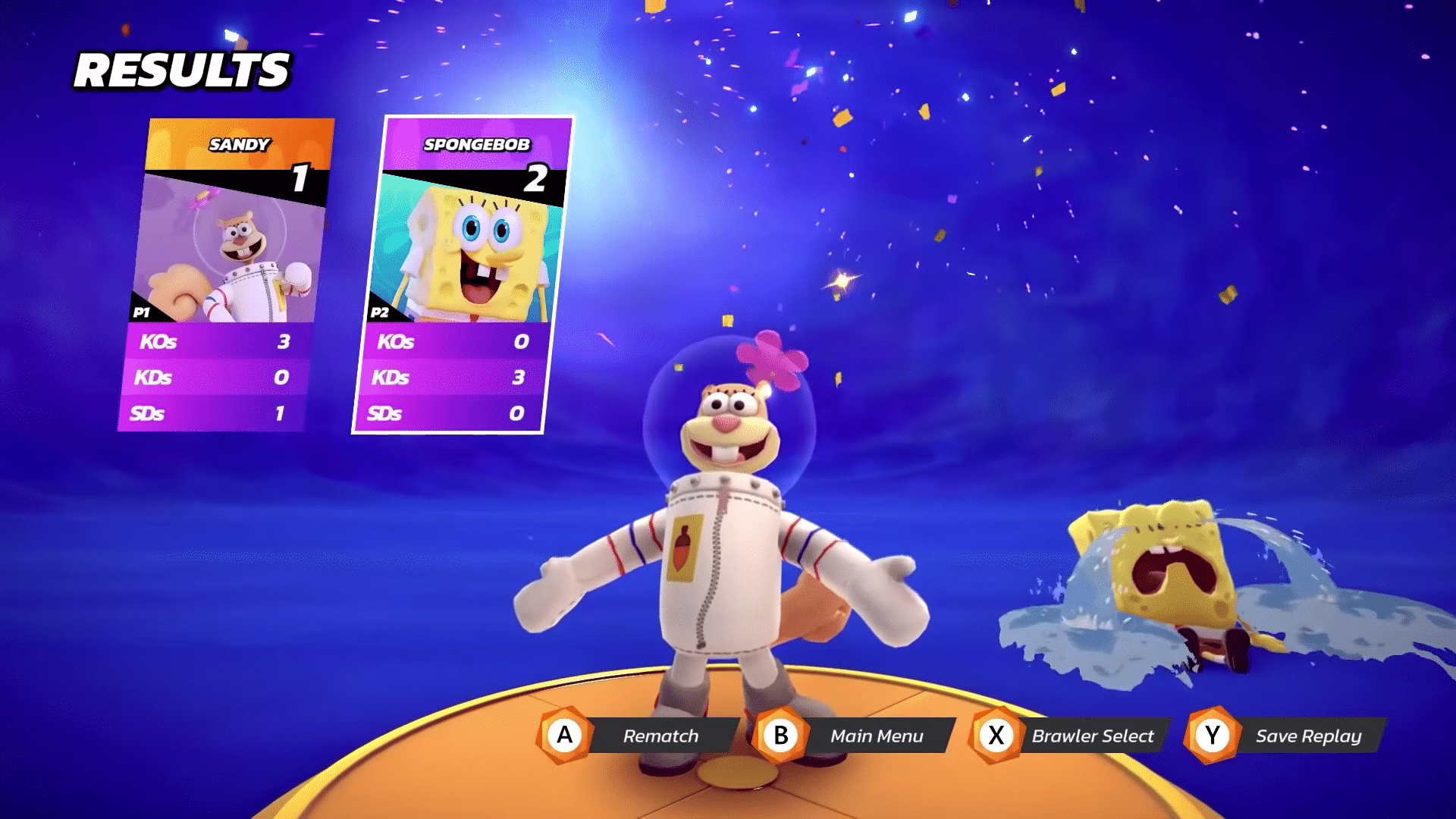Nickelodeon All-Star Brawl – Sandy Cheeks Showcase