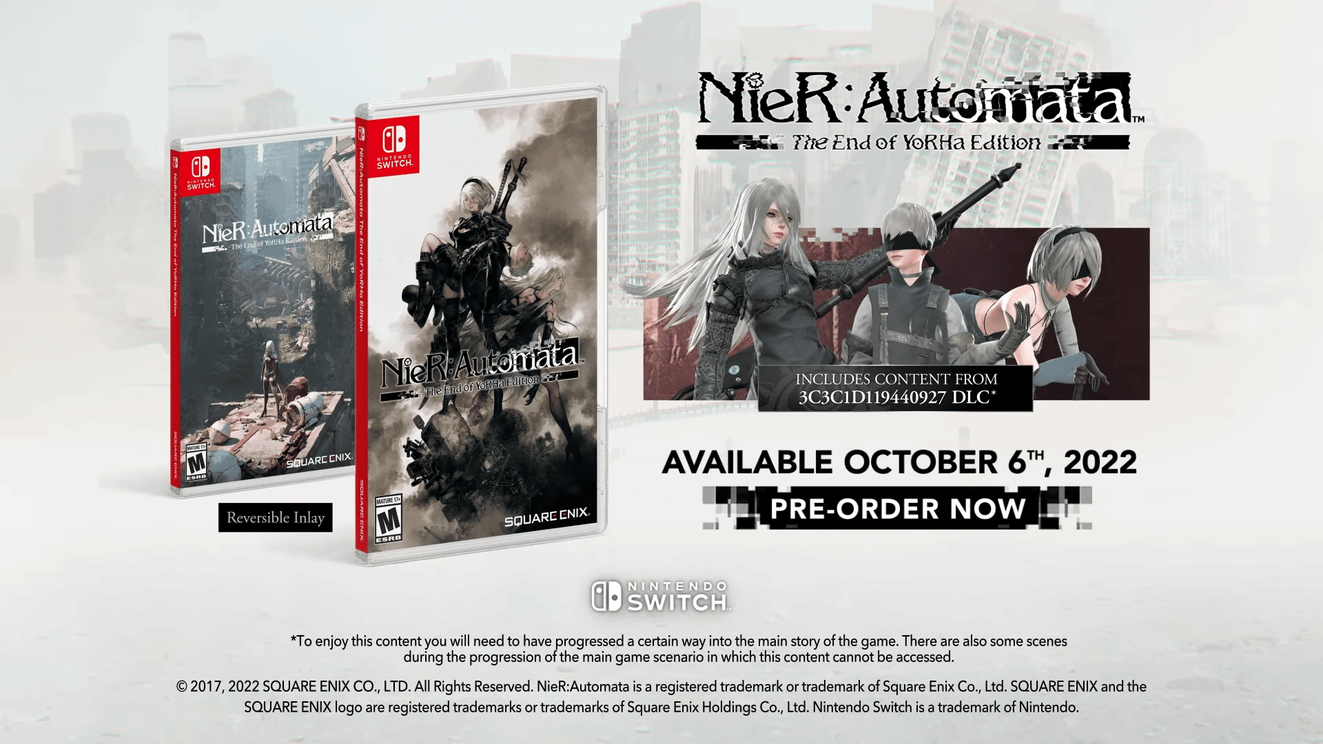 NieR: Automata – End of YoRHa Edition – City Ruins details