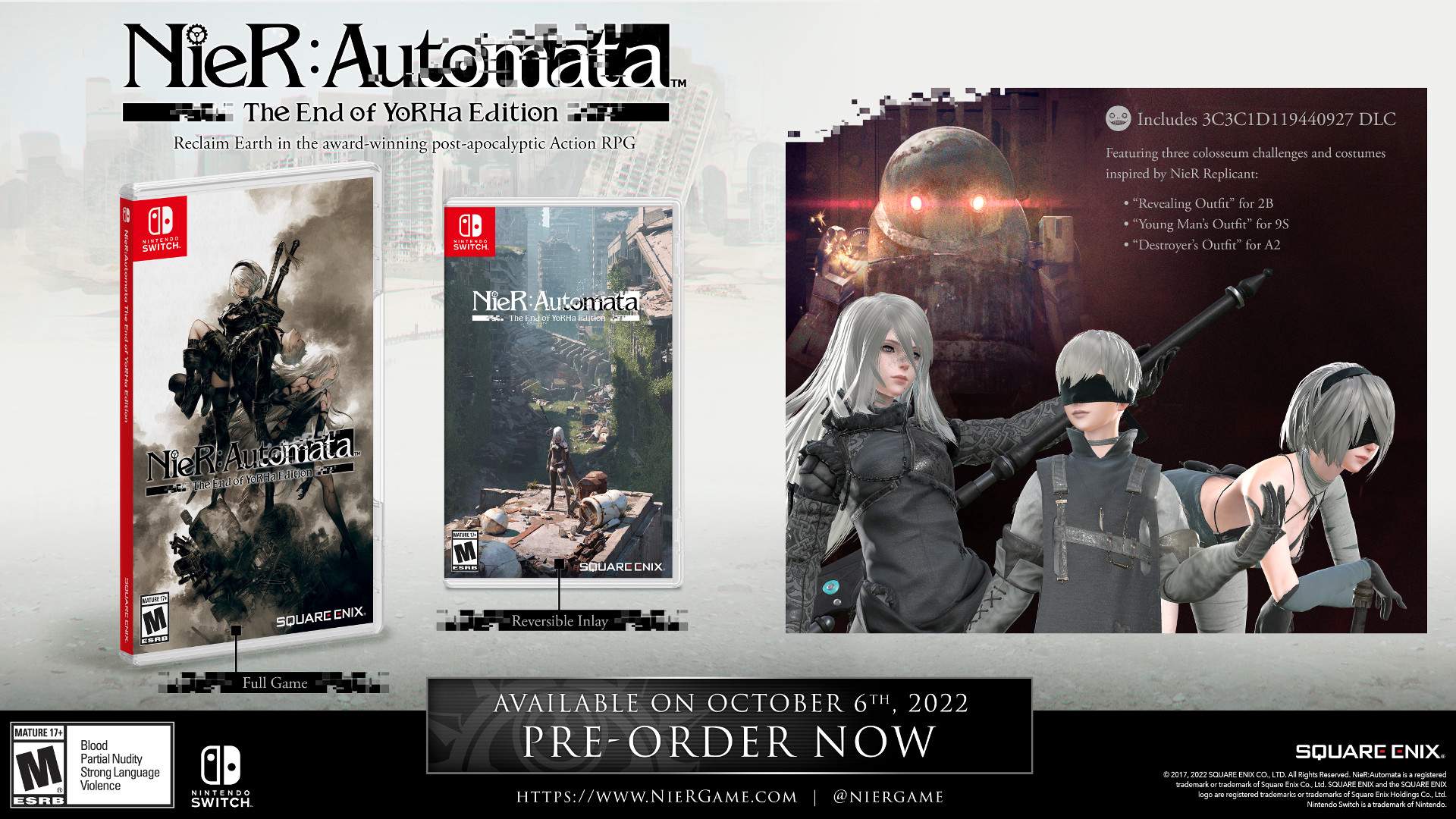 NieR:Automata The End Of YoRHa Edition – Physical Release