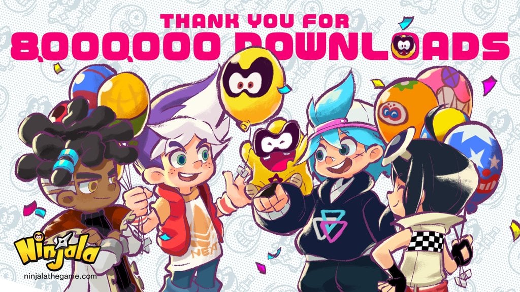 Ninjala – 8 miljoen downloads