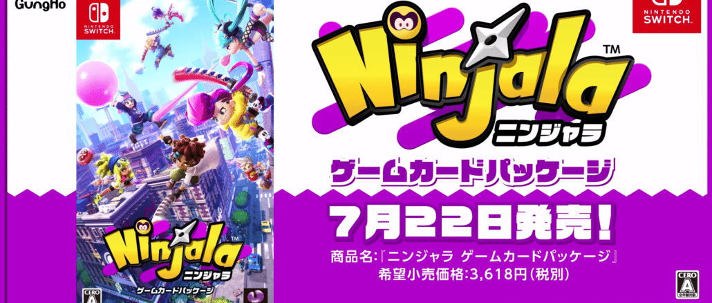Ninjala – Fysieke release komt op 22 juli in Japan
